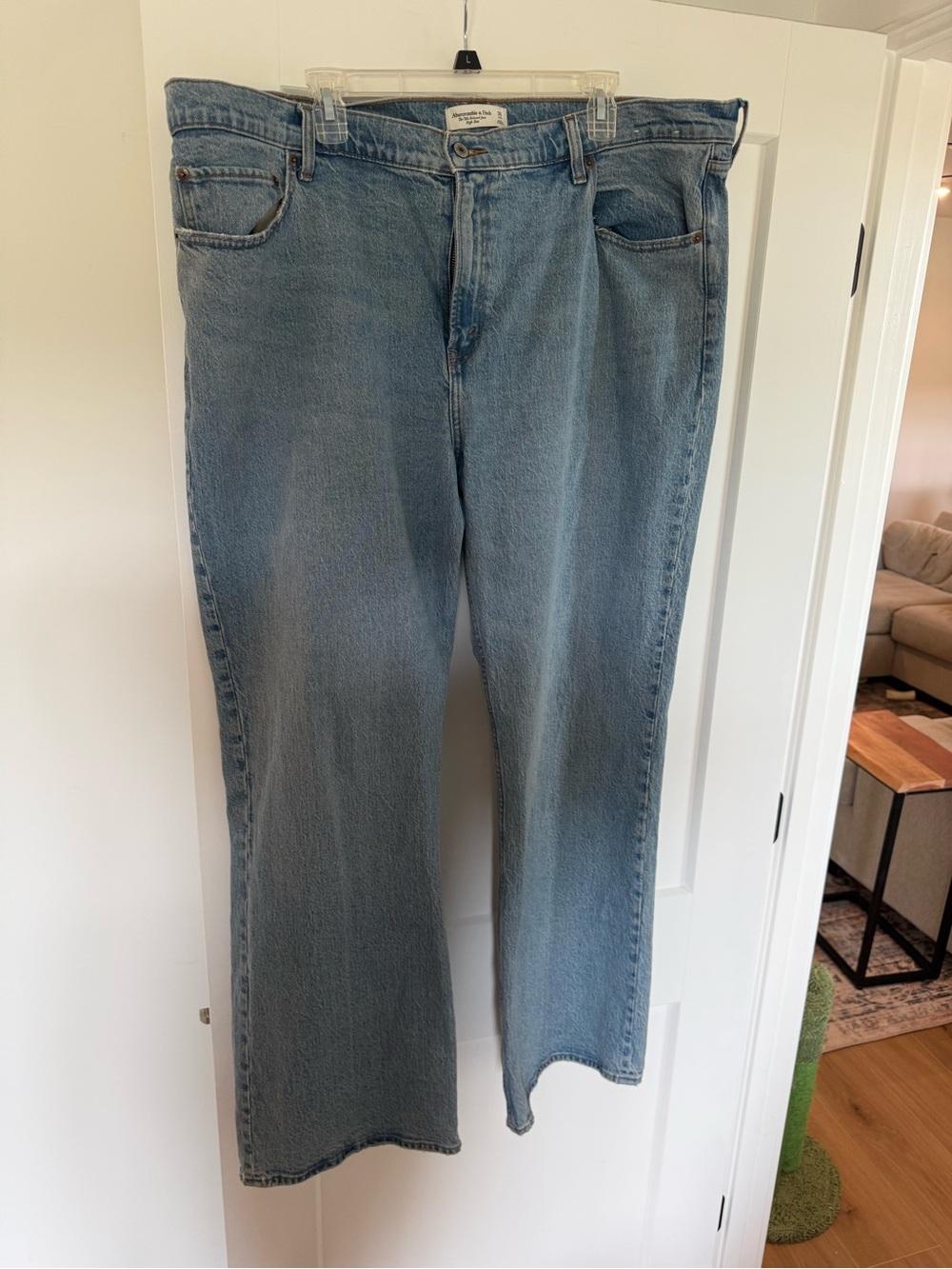 Abercrombie & Fitch Light Blue Flare Jeans